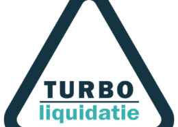 | turboliquidatie | turboliquidatie logo van turboliquidatie. Nl, in driehoekvorm met merknaam in het midden.