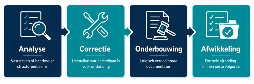 | turboliquidatie turboliquidatie structuurmodel complexe ontbinding